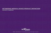 Optimizing Medical Device Product Definition.