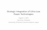 Strategic IntegrationStrategic Integration of Ultra‐Low ...