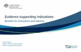 Evidence supporting Indications - TGA
