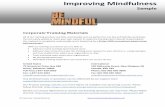 Improving Mindfulness - CorporateTrainingMaterials.com
