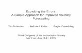 Exploiting the Errors: A Simple Approach for Improved ...
