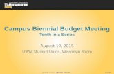 Campus Biennial Budget Meeting - UWM