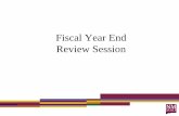 Fiscal Year End Review Session - af.nmsu.edu