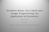 Groebner Bases, Toric Ideals and Integer Programming: An ...