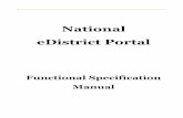 National eDistrict Portal