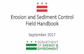 Erosion and Sediment Control Field Handbook