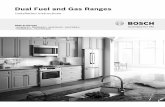 Dual Fuel and Gas Ranges
