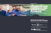 November 2019 DESIGNING AND IMPLEMENTING WORK-BASED LEARNING