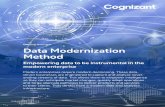Cognizant—Data Modernization Method
