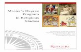 Master’s Degree - Rutgers University