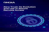 Zero Trust: Its Evolution and Use in Secure Remote Access