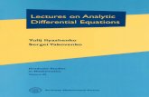 Lectures on Analytic - AMS