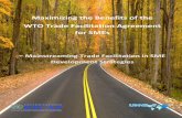 Maximizing the Benefits of the WTO Trade Facilitation ...