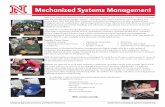 Mechanized Systems Management