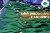 Adult Recognition HANDBOOK