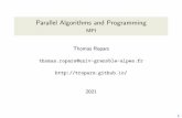 Parallel Algorithms and Programming