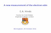The EDM of electrons, neutrons, & atoms