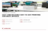 i-SENSYS X 1643P FAST AND RELIABLE DAY-TO-DAY PRINTING …