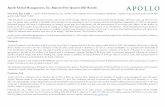 Apollo Global Management, Inc. Reports First Quarter 2021 ...