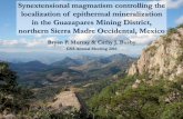 localization of epithermal mineralization in the ...