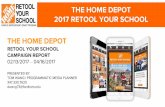 THE HOME DEPOT 2017 RETOOL YOUR SCHOOL THE HOME DEPOT