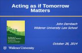 Acting as if Tomorrow Matters - John Dernbach