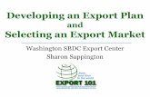 Developing an Export Plan - SBA