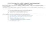 2021-2022 Flight Crew Recency Requirements