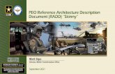 PEO Reference Architecture Description Document (RADD ...
