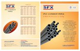 PVC CONDUIT PIPES - SFX Products