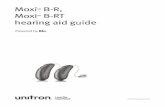 MoxiTM B-R, MoxiTM B-RT hearing aid guide