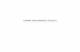 HOME INSURANCE POLICY - ICICI Lombard