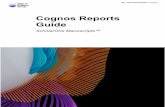 Cognos Reports Guide - clarivate.com