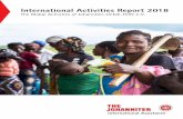 International Activities Report 2018 - Johanniter