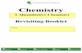 C3 Revising booklet Quantitative Chemistry triple higher