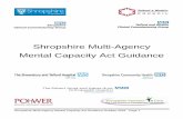 Shropshire Multi-Agency Mental Capacity Act Guidance