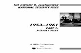 THE DWIGHT D. EISENHOWER NATIONAL SECURITY FILES