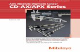 AOS Absolute Digimatic Caliper CD-AX/APX Series