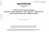 The Financing Taxation of U.S. Direct Investment Abroad
