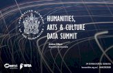HUMANITIES, ARTS & CULTURE DATA SUMMIT