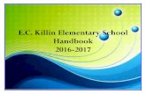 E.C. Killin Elementary School Handbook 2016-2017