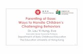 Parenting at Ease: Ways to Handle Children’s Challenging ...