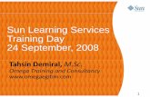 Sun Learning Services Tii DTraining Day 24 September ...