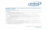 Intel® X557-AT/AT2/AT4 10 GbE PHY Ethernet Connection ...