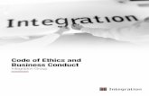 Code of Ethics and Business Conduct - Integration