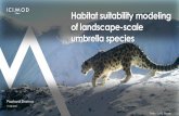 Habitat suitability modeling of landscape-scale umbrella ...