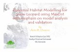 Potential Habitat Modelling for Snow Leopard using MaxEnt ...