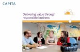 Delivering value through responsible business