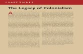 The Legacy of Colonialism A - Open School