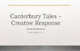 Canterbury Tales – Creative Response